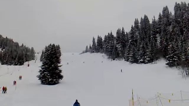 Skiing in Villars, Switzerland смотреть онлайн