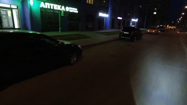 Ночные покатушки GoPro. Москва. WS Nerpa 2400w Kugoo G1. Фара Arctic#электросамокат#kugoog1#gopro