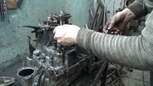 Ремонт КПП ВАЗ 2112 №2 сборка и установка .