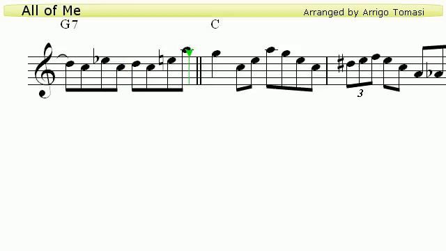 All of Me - Jazz Accordion Sheet Music смотреть онлайн
