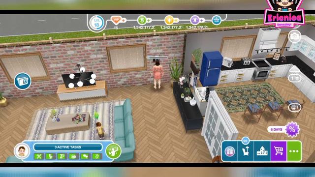 The Sims Freeplay Gameplay Walkthrough "L-Shaped Room Quest" смотреть онлайн