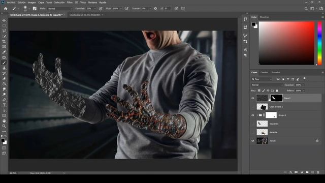 crear animación efecto fuego en photoshop - tutorial animado gif photoshop en español смотреть онлайн