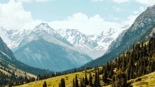 The Big Almaty Lake Kazakhstan Travel Documentary, 4K drone смотреть онлайн
