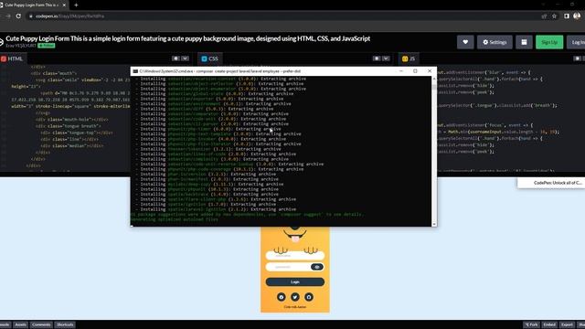Custom login page in Laravel смотреть онлайн