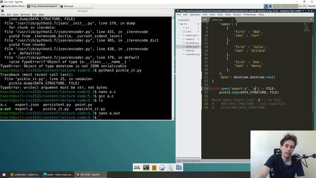 COMP1531 21T3 - 5.3 - SDLC Development - Persistence смотреть онлайн