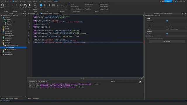 Roblox Studio Tutorial | LinearVelocity Constraint based Movement System смотреть онлайн