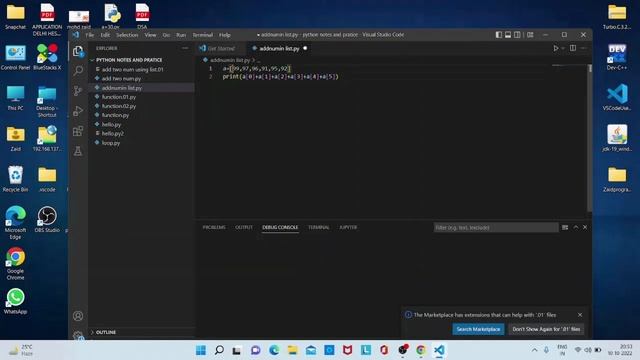Add Two Numbers In Python | Type | Remove List| #python #coding #2022 смотреть онлайн