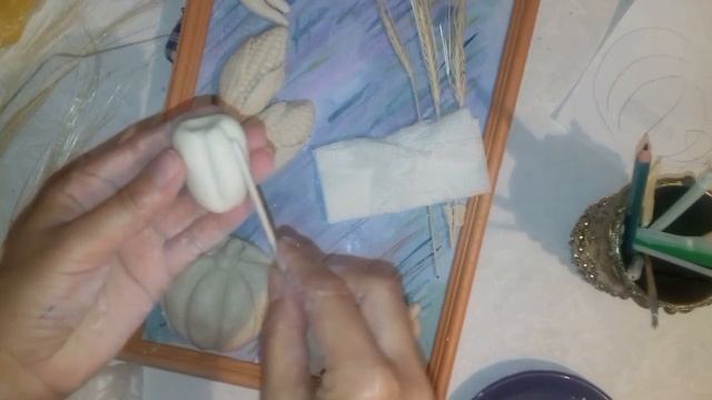 Панно из солёного теста "Дары осени" 1 часть.Поделка на осеннюю тему. Солёное тесто. DIY. смотреть онлайн