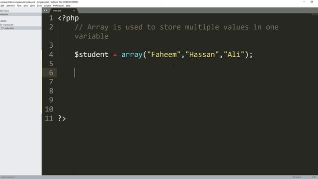 Arrays in PHP || PHP MySQL Tutorial For Beginners in Hindi Part #6 смотреть онлайн