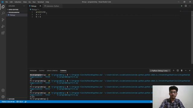 Python Basics | print | variables | input смотреть онлайн