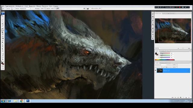 Speed Paint Dragon Before - After смотреть онлайн