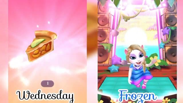 Wednesday Addams Vs Else Of Frozen Queen ?? My Talking Angela 2 black against blue cosplay Makeover смотреть онлайн