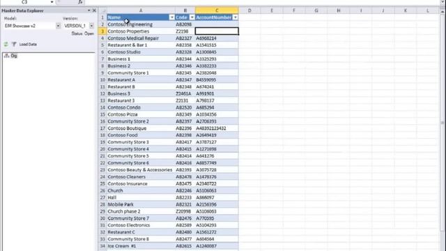 SQL Server 2012 EIM Demo Part 3 - MDS Excel Add-In смотреть онлайн