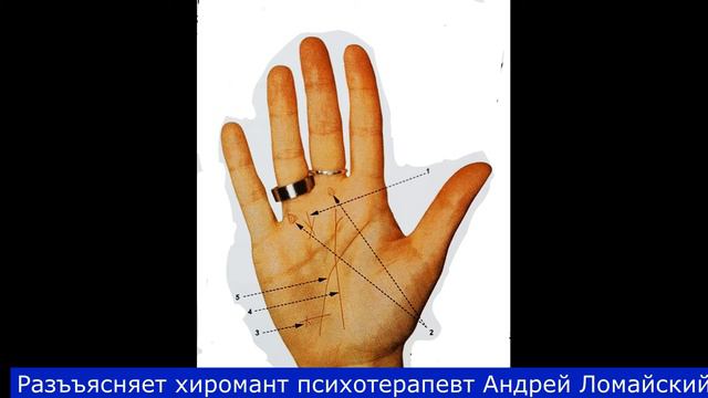 Хиромантия. Разъяснения и иллюстрации.Хиромант Андрей Ломайский.Линия судьбы - прямая, выразительна смотреть онлайн