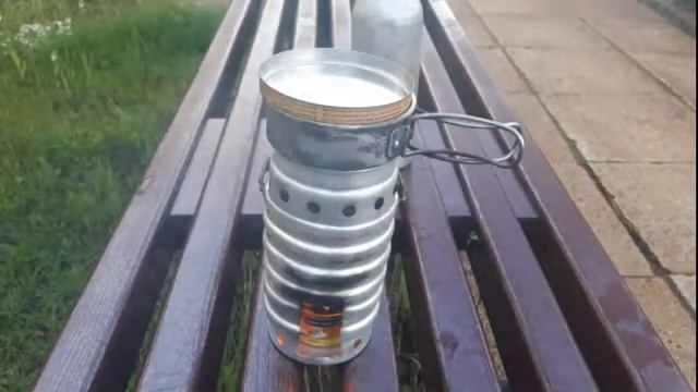 Самодельная парафиновая свечка, кипятим литр воды за 25 минут смотреть онлайн