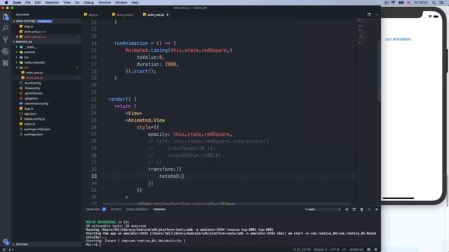 46 Interpolation || React native for beginner to advance full course смотреть онлайн