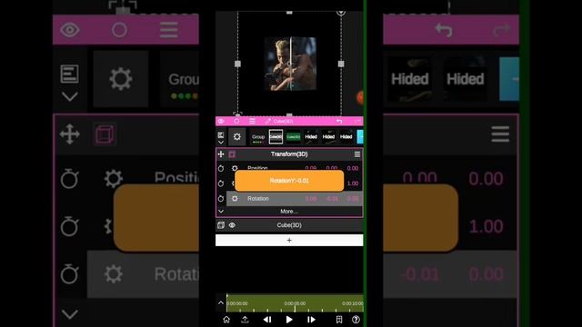 3d cube split in node video editor AE inspired смотреть онлайн