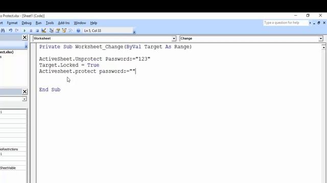How to Automatically Locked Cell After Data Entry in Excel | Excel VBA code смотреть онлайн