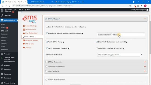 How to add SMS notification to the WordPress website | Tamil смотреть онлайн