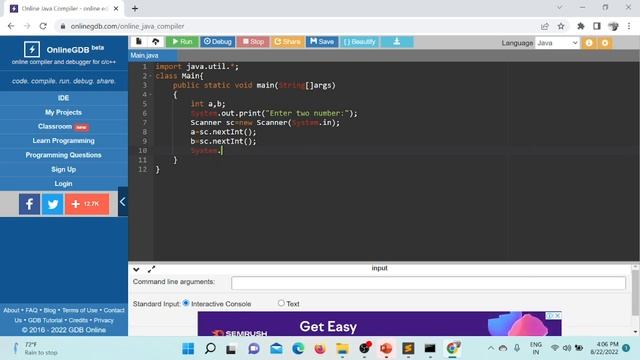 Swap two number in JAVA||Swapping two number without using third variable in java||by viru sir смотреть онлайн