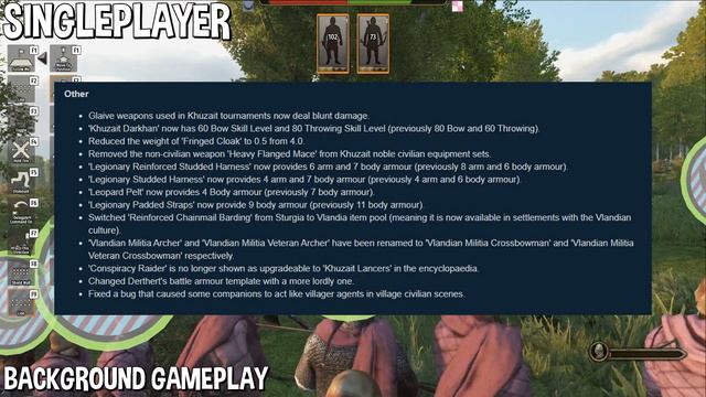 Companion Promotions & Khuzait Crown & More in e1.6.4 Beta (Review) Mount & Blade II Bannerlord смотреть онлайн