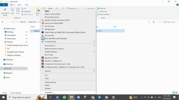 Configure git on Windows - Set up your private git server in an windows environnement