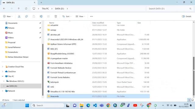 TUTORIAL DOWNLOAD DAN INSTAL ANACONDA + JUPYTER NOTEBOOK DI WINDOWS 11 смотреть онлайн