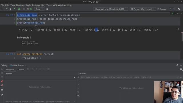 Inferencia con Naive Bayes usando Bag of Words y Python 3.9 смотреть онлайн