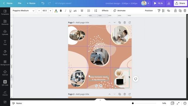 How To Make An Instagram Puzzle Feed in Canva смотреть онлайн