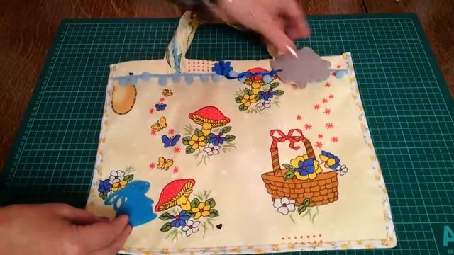 Сумочка для хранения развивающих планшетов. смотреть онлайн