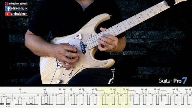 5 JOURNEY GREAT GUITAR SOLOS with GUITAR PRO 7 TABS and BACKING TRACK | ALVIN DE LEON (2019) смотреть онлайн