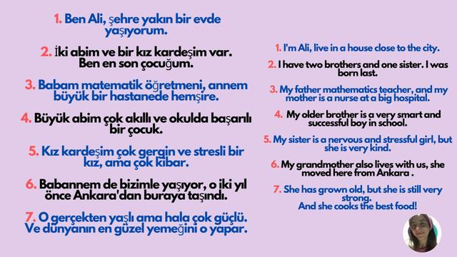 Reading - Listening Text for Turkish learners A1 смотреть онлайн