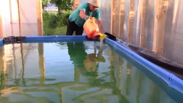 Очистка бассейна перекисью водорода. смотреть онлайн