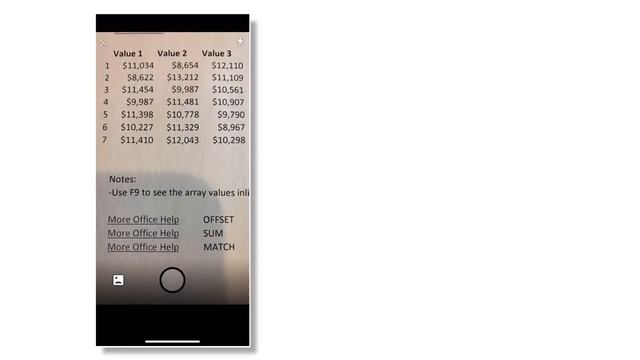 Excel Mobile Import from Image смотреть онлайн