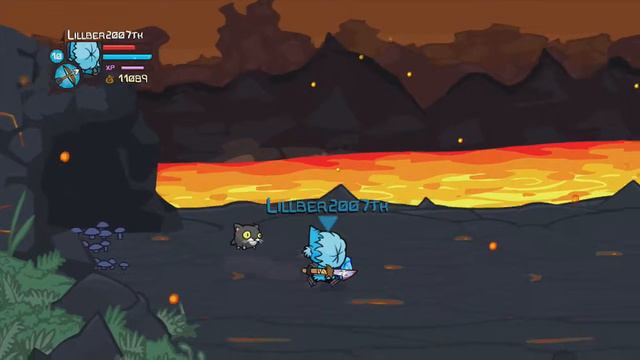 lets play Castle Crashers episode 5 I'm an Icekimo and I'm in a lava world! смотреть онлайн