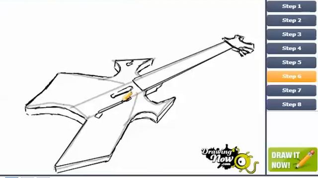 How to draw an electric guitar смотреть онлайн