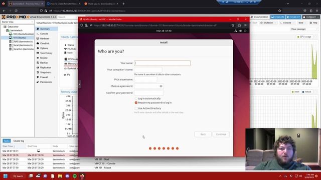 How to make an Ubuntu Desktop Machine on Proxmox смотреть онлайн