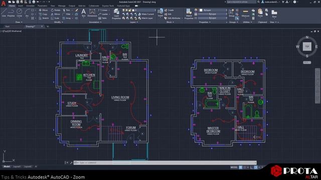 AutoCAD Tips & Tricks - Lasso Selection смотреть онлайн