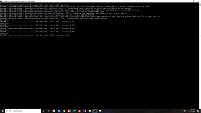 CS50AI traffic python project смотреть онлайн