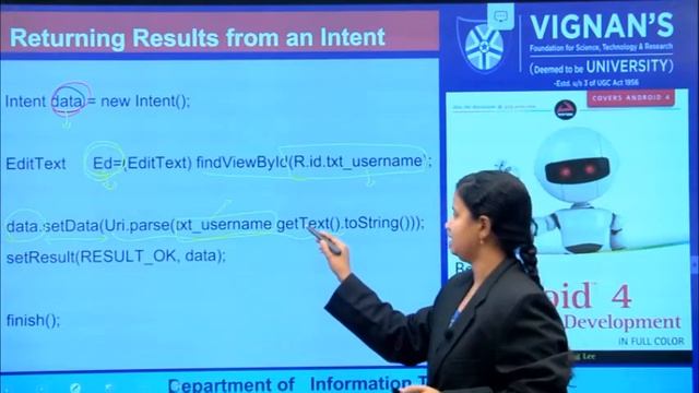 2.2.3 Returning Results from Intent смотреть онлайн