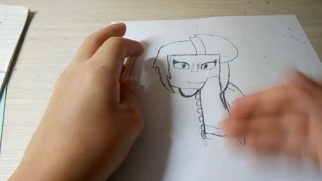 Как рисовать Биби из мобильной игры бравл Старс! смотреть онлайн
