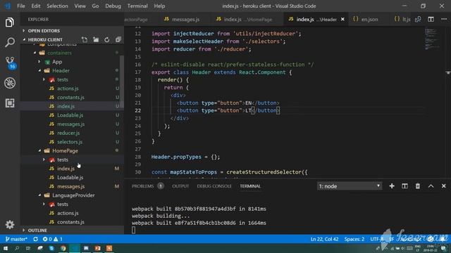 React Multilanguage & Persist Store смотреть онлайн