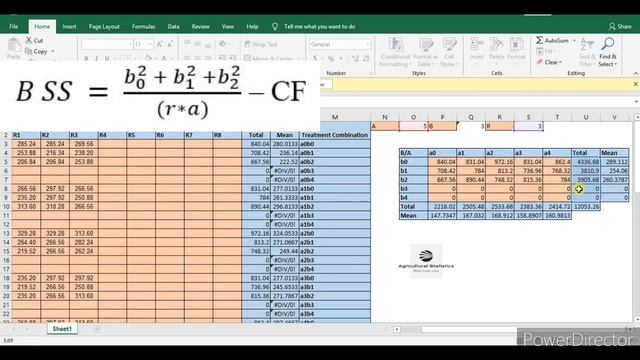 Factorial Randomized Block Design in Excel (2 Factor) смотреть онлайн