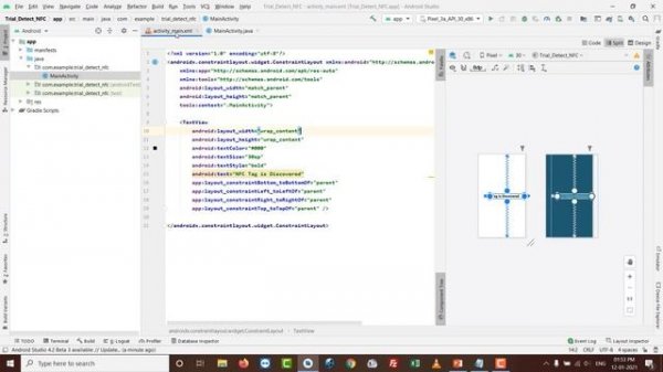 NFC detector app | detect NFC tag android | NFC Tag programming in Android Studio
