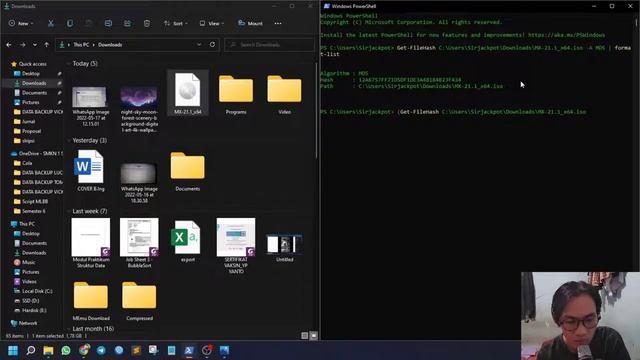 How to Verify (MD5, SHA256, SHA512) Checksum Using PowerShell on Windows 11 смотреть онлайн