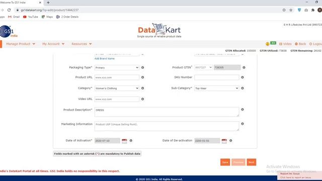 How to Edit Gs1 Barcode in Hindi | Barcode Video Tutorial | (GTINs) using DataKart смотреть онлайн