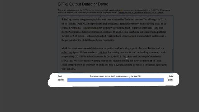 ChatGPT Detector - GPT-3 AI Generated Content Detection with AI смотреть онлайн