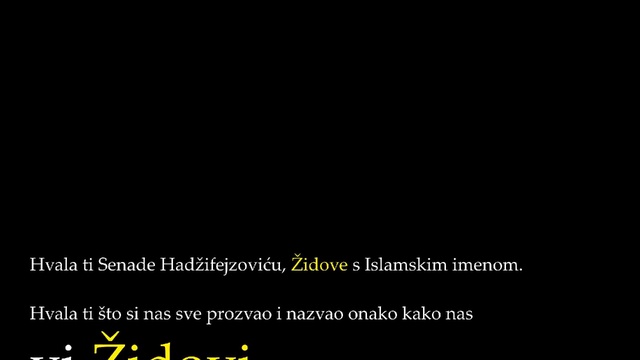 Senad Hadžifejzović Šalom - Ko Nas Vodi