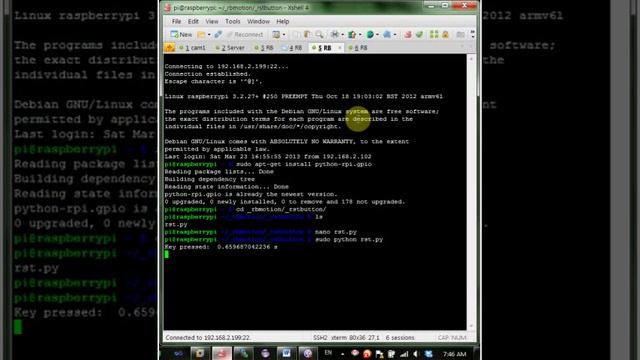 Raspberry Motion Detection System смотреть онлайн