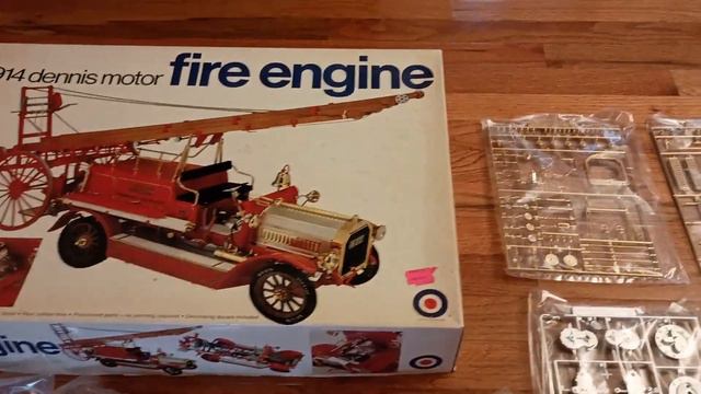 1970s Entex 1/16 1914 Dennis Motor Fire Engine смотреть онлайн